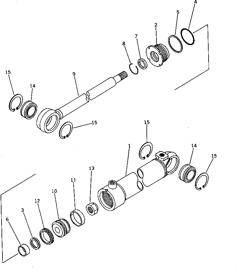 Кольцо 707-44-10080  Komatsu