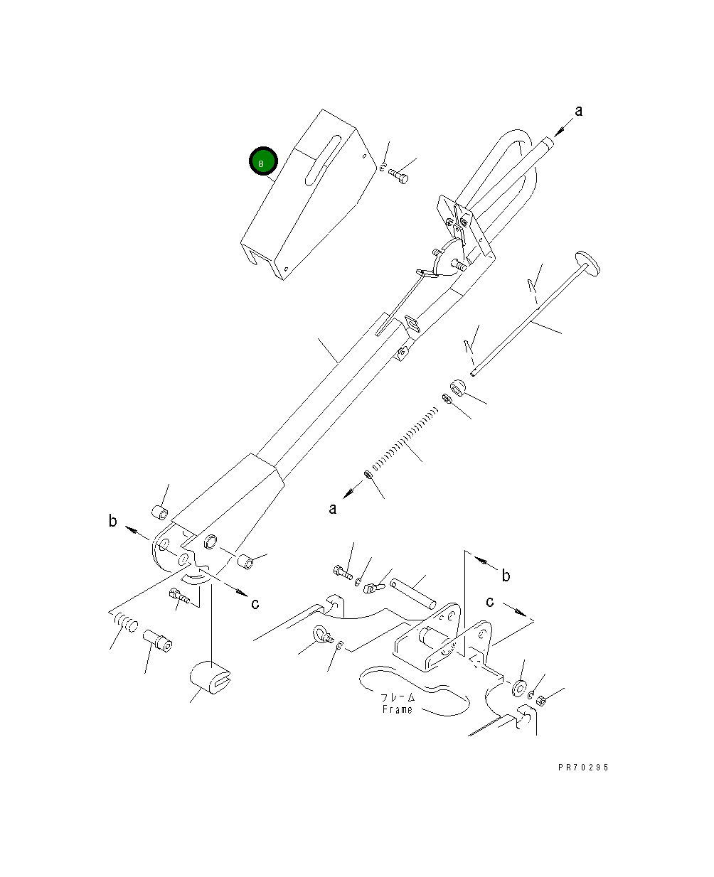 Крышка 2692-6-43110 Komatsu