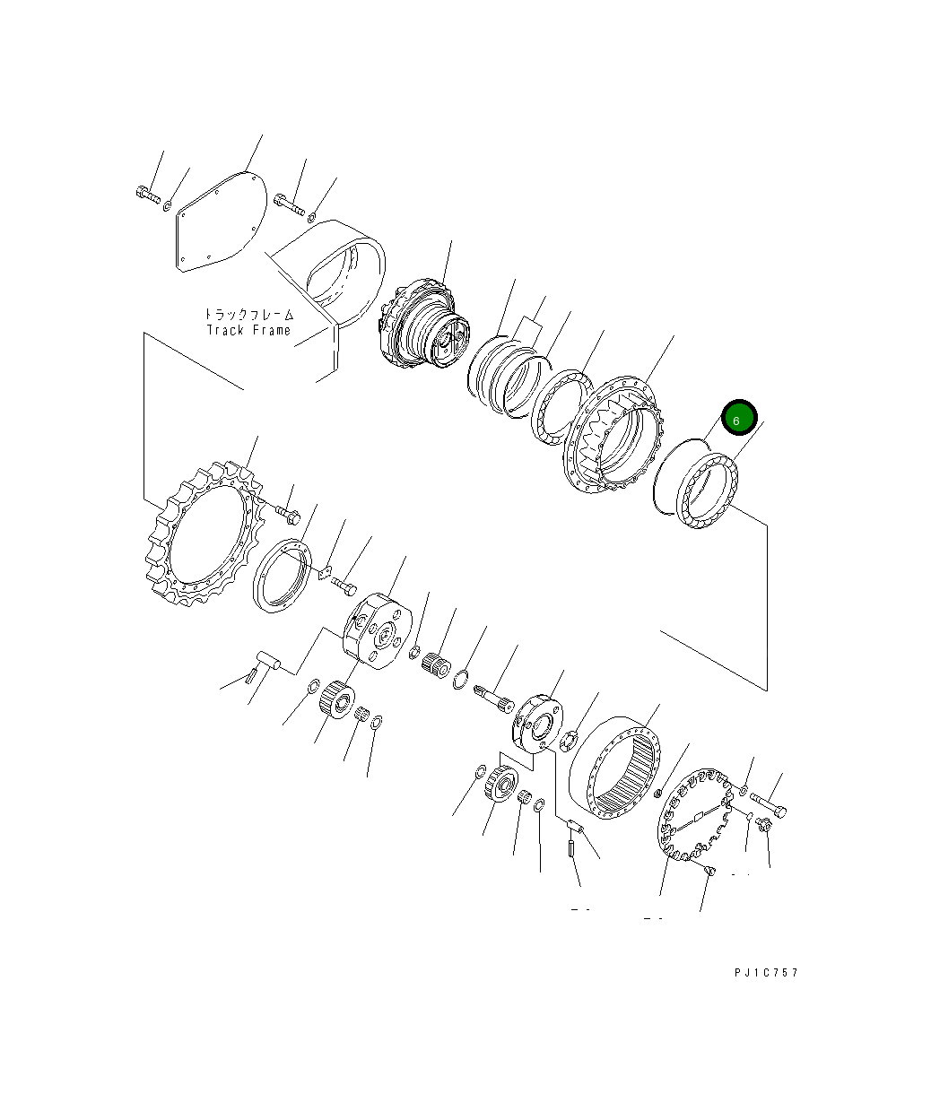 Кольцо уплотнительное (O-Ring) 207-09-71110 Komatsu