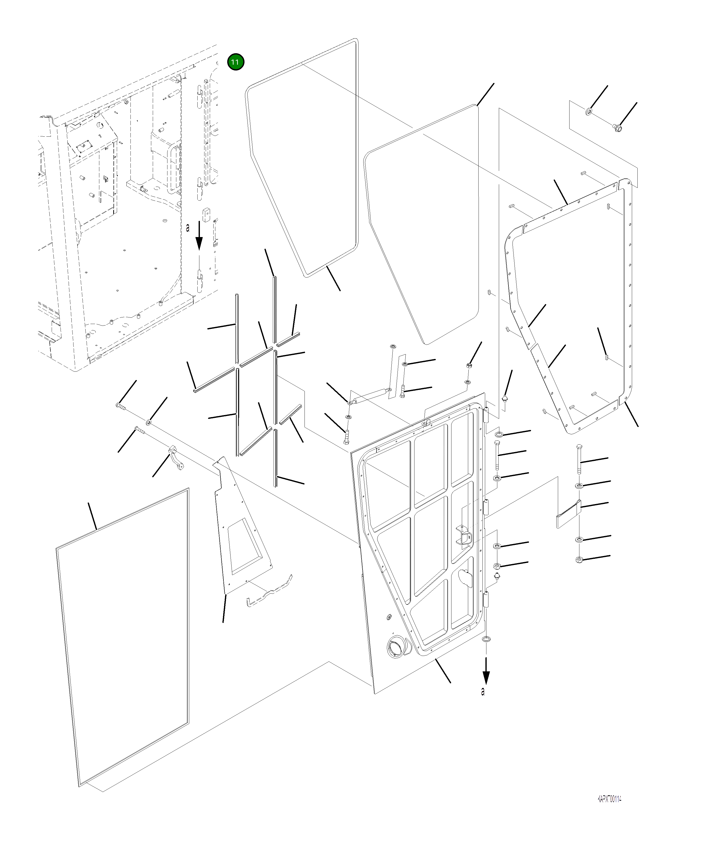Болт 01435-81016 Komatsu