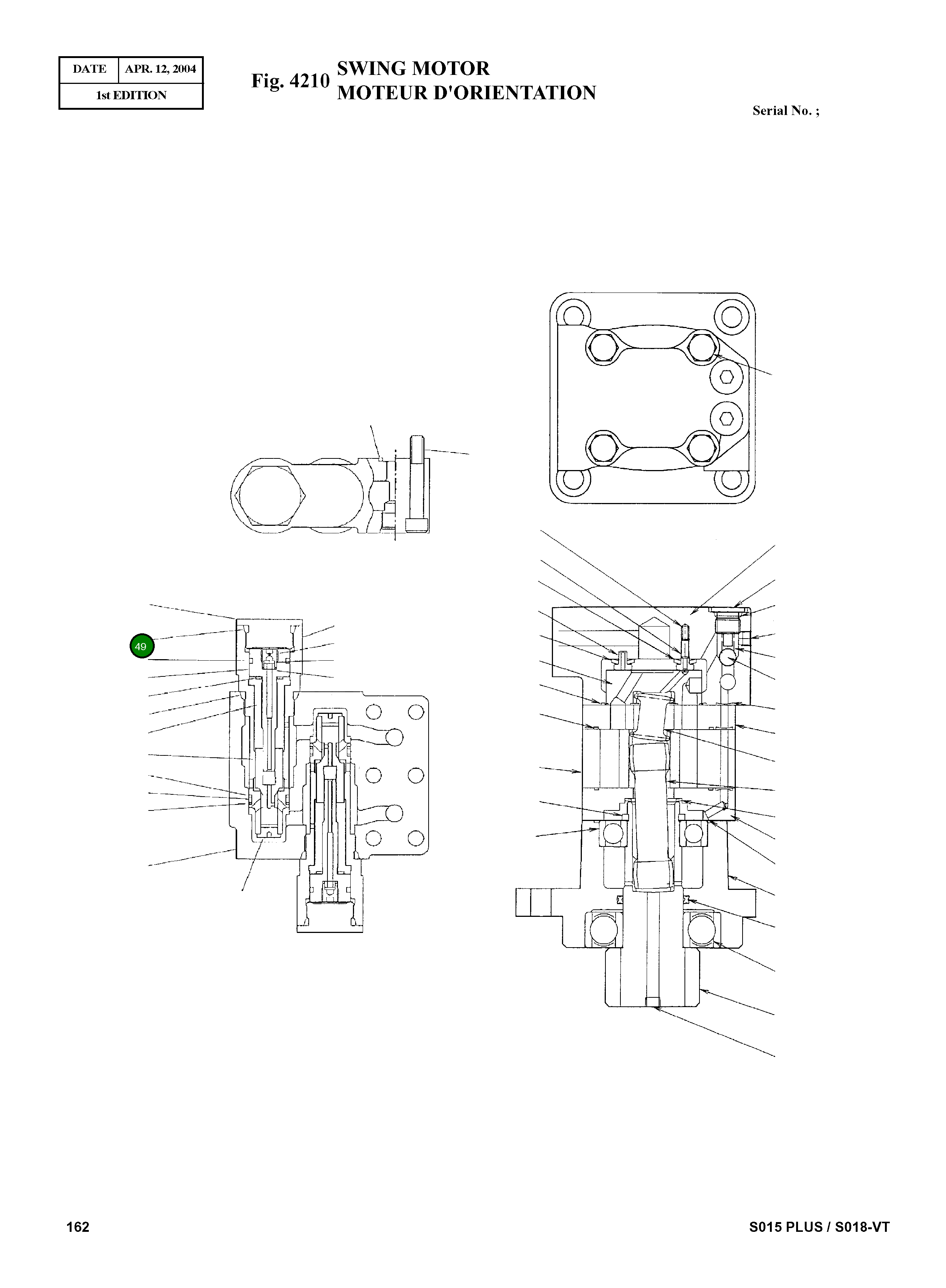 Кольцо уплотнительное (O-Ring) A40001-25 Komatsu