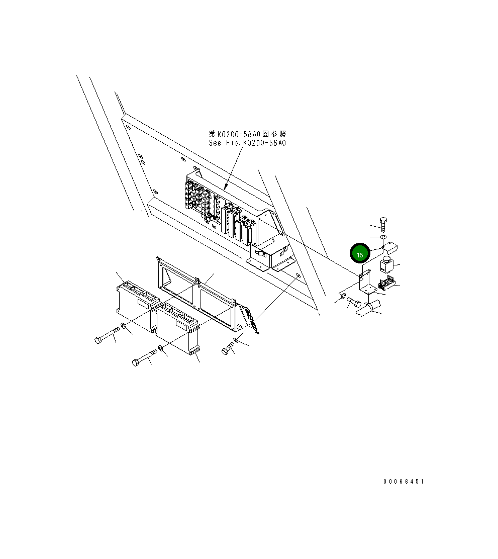 Крышка 561-06-86520 Komatsu