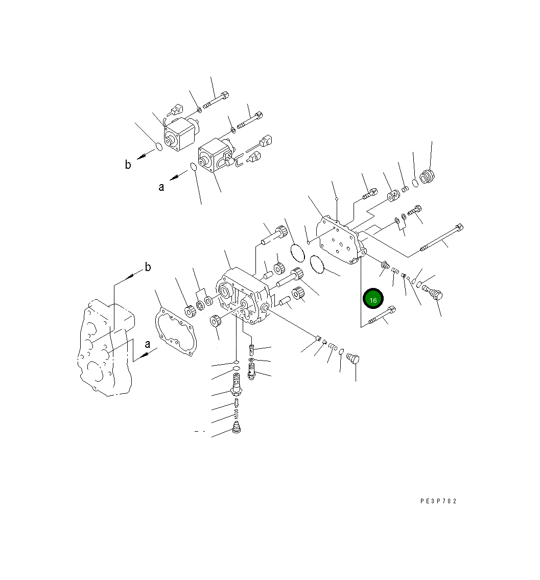 Болт 6551-71-5210  Komatsu