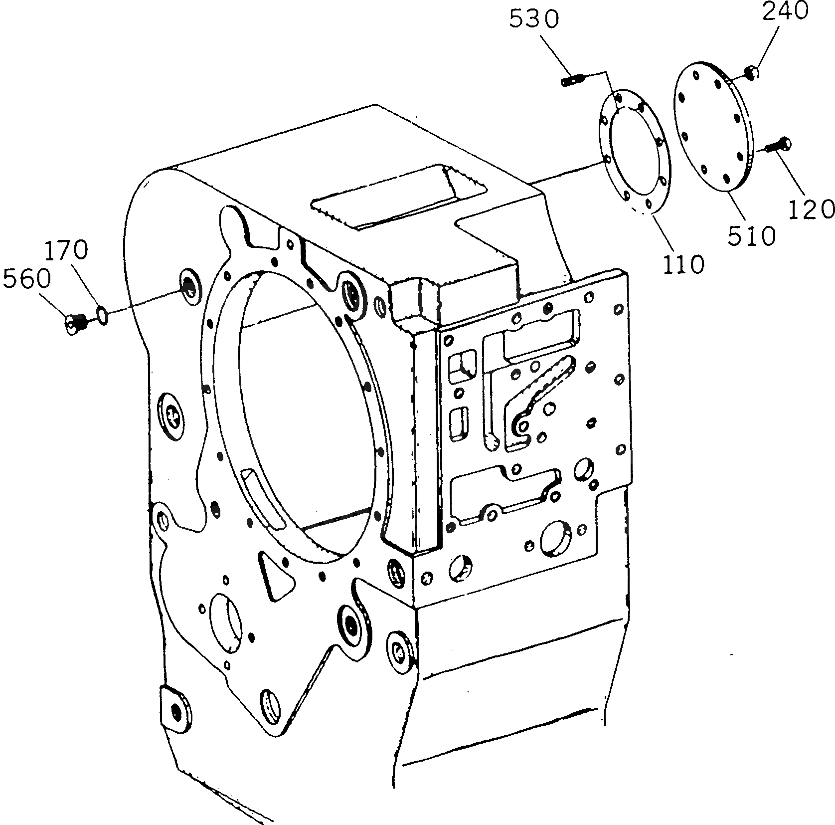 Болт BW061474  Komatsu