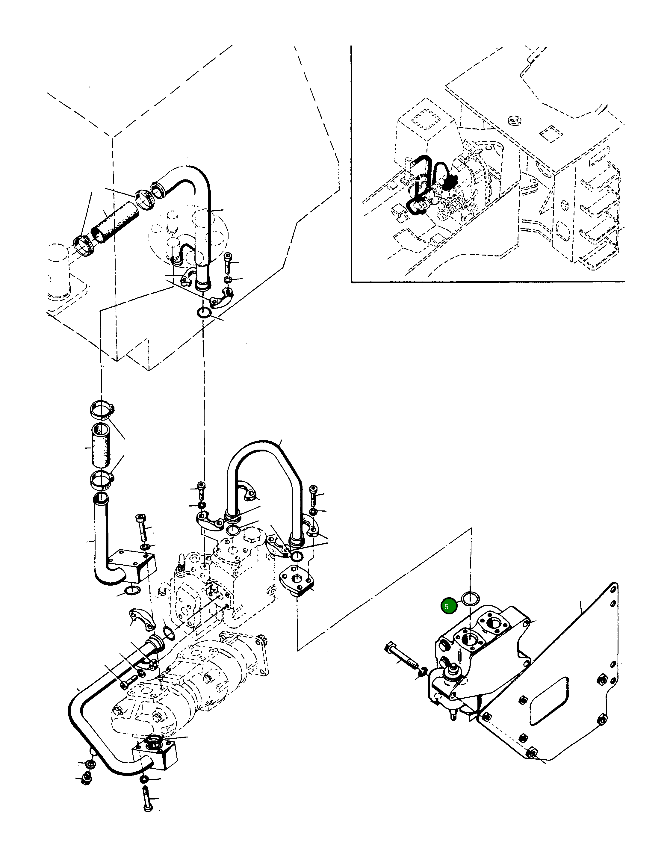 Кольцо уплотнительное (O-Ring) 1444780X1 Komatsu