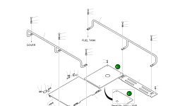 Крышка 2621-3539B Komatsu
