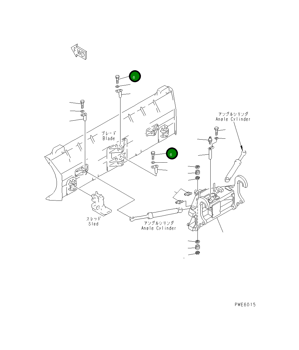 Болт 01010-61220 Komatsu