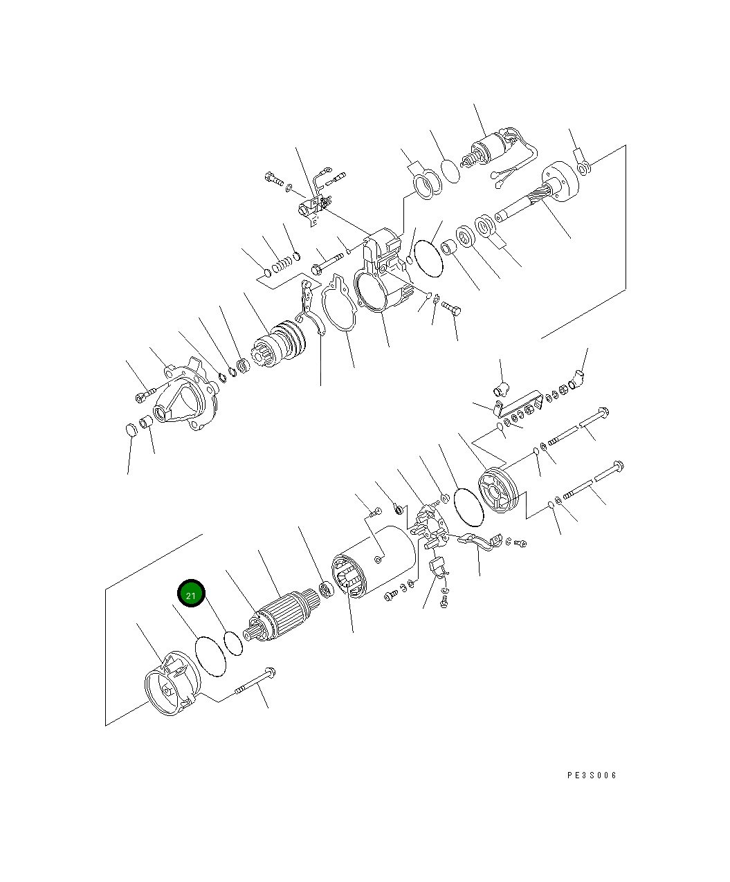 Кольцо уплотнительное (O-Ring) SD6414-03270X0 Komatsu
