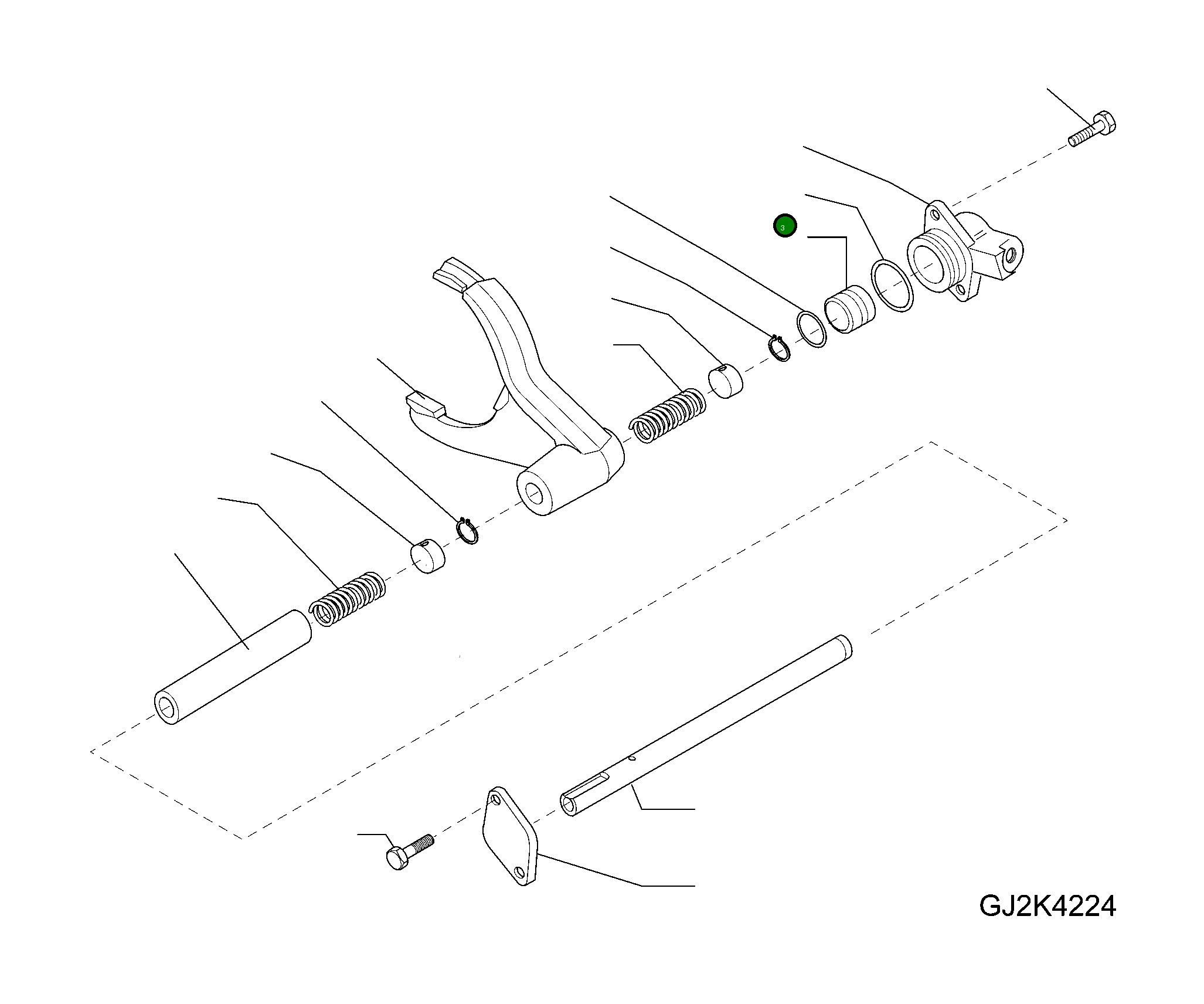 Кольцо уплотнительное (O-Ring) 42U-22-H0R04 Komatsu