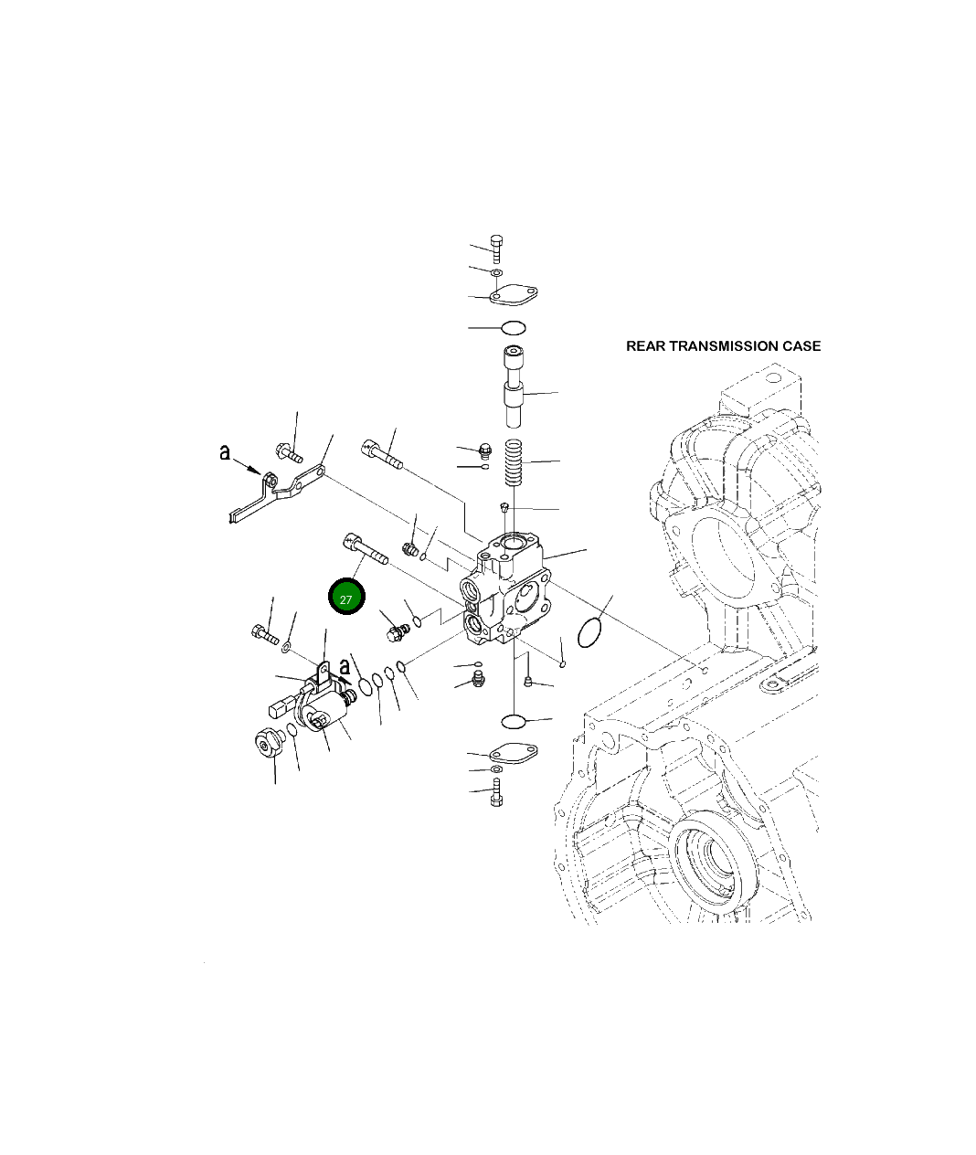 Болт 01252-30165 Komatsu