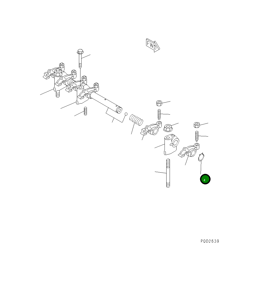 Кольцо YM22242-000100  Komatsu