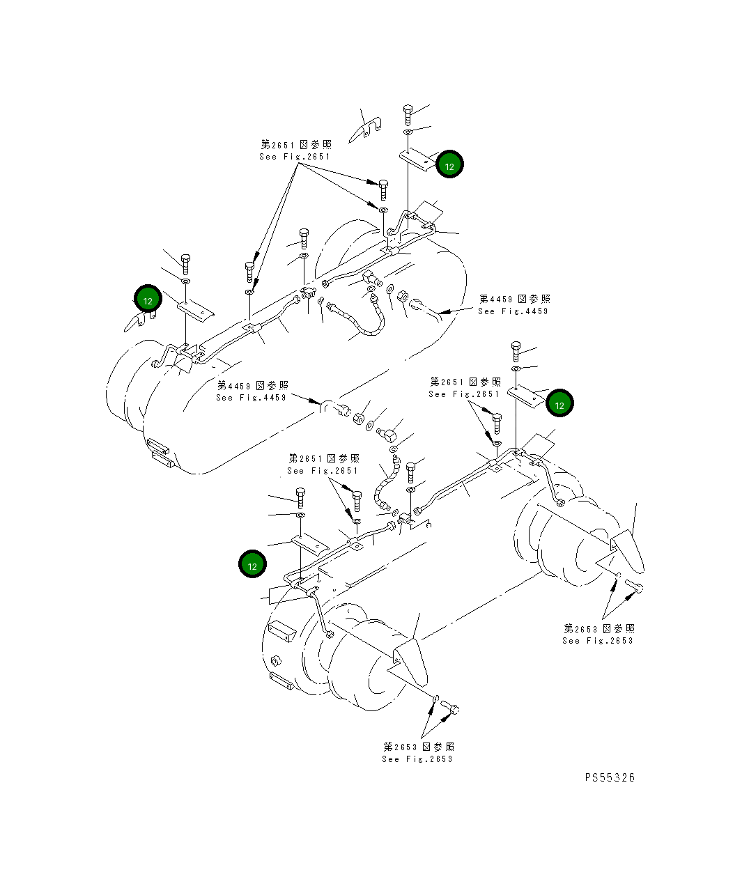 Крышка 23F-44-11480 Komatsu