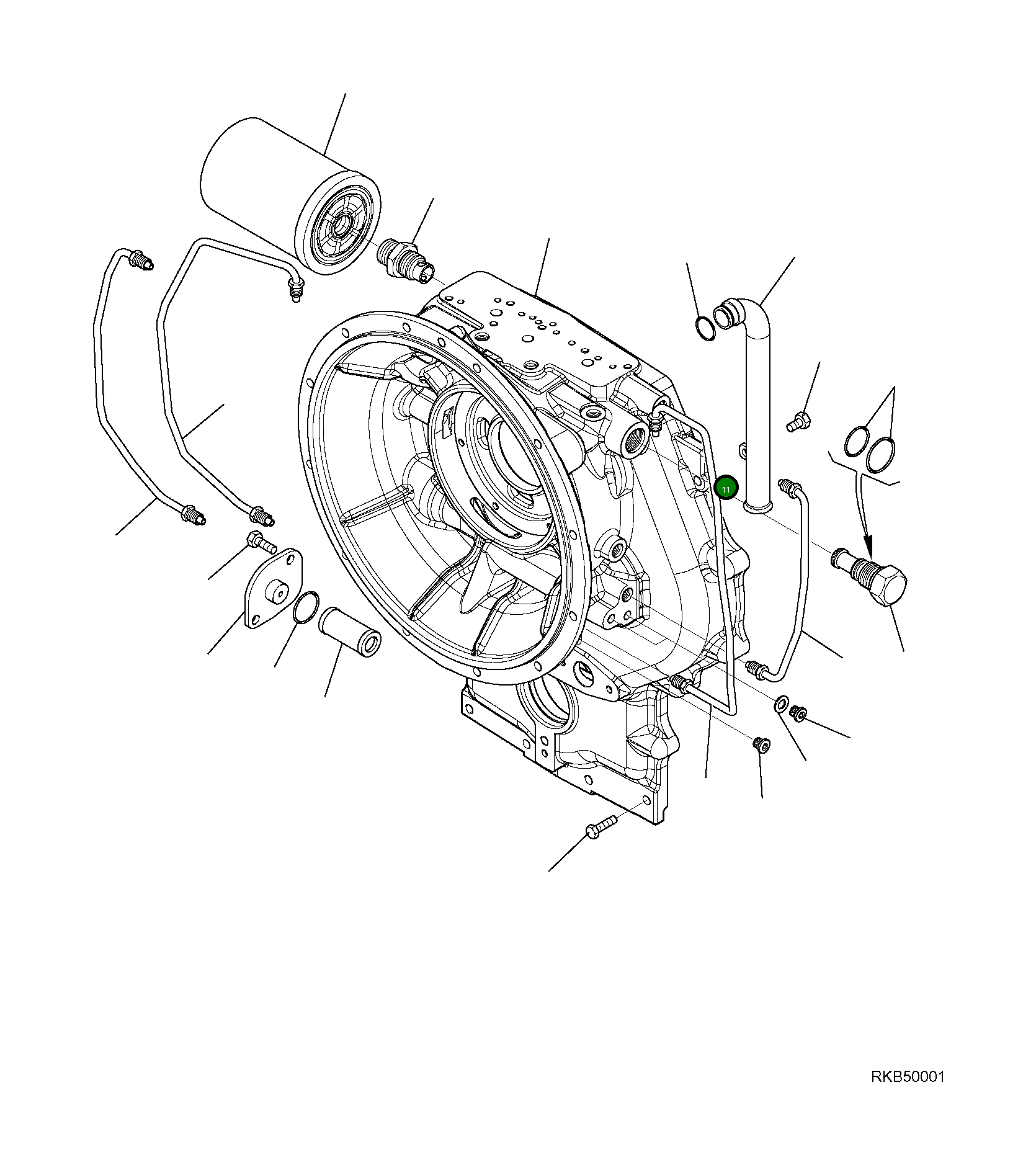 Кольцо уплотнительное (O-Ring) CA0028122  Komatsu
