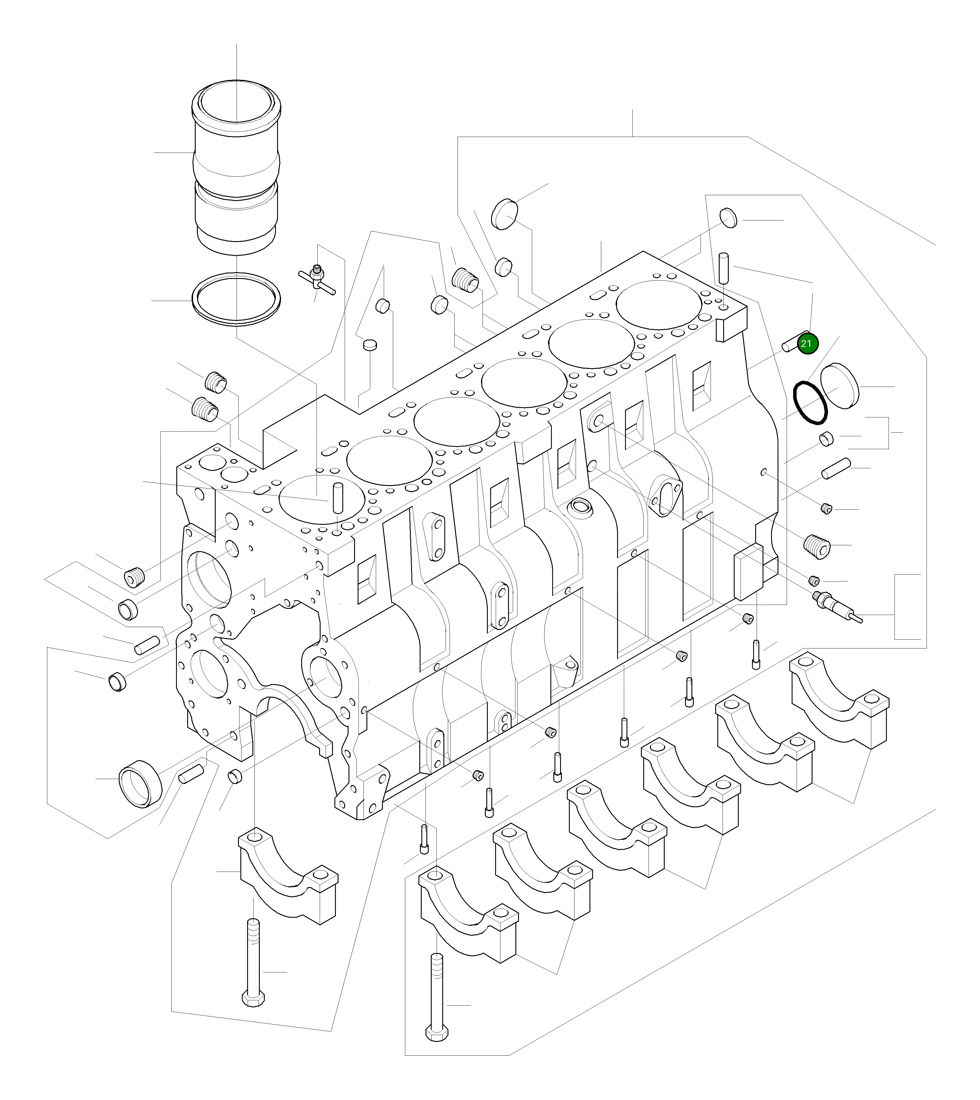 Кольцо уплотнительное (O-Ring) CU3926048 Komatsu