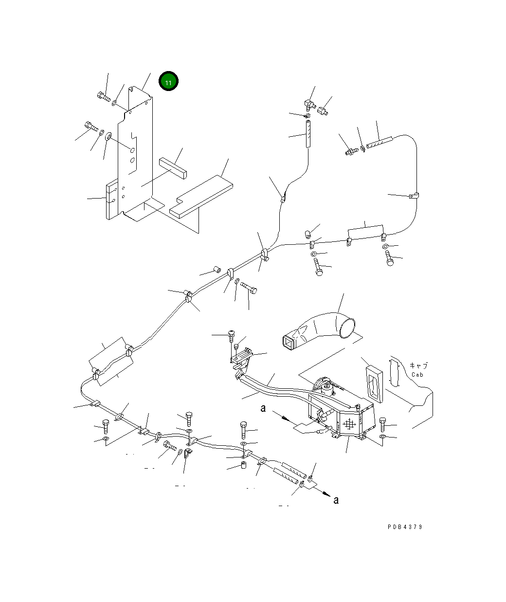 Крышка 207-977-6810 Komatsu