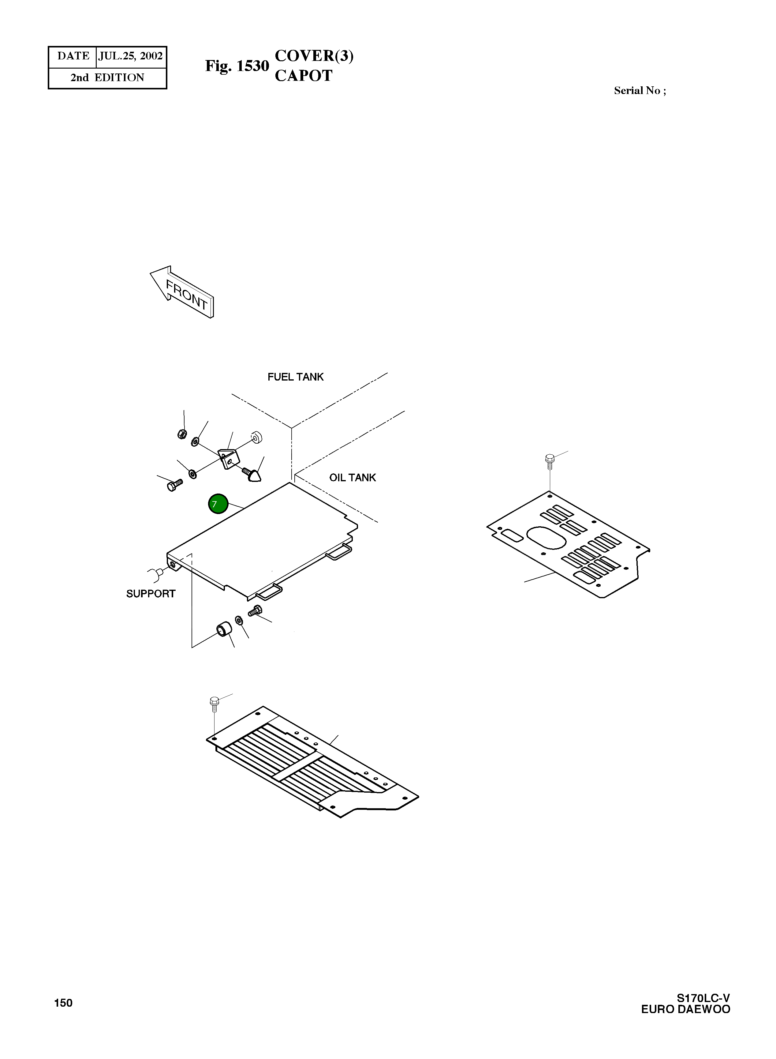 Крышка 621-00481A Komatsu
