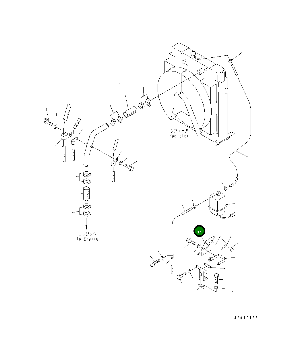 Крышка 235-03-41270  Komatsu