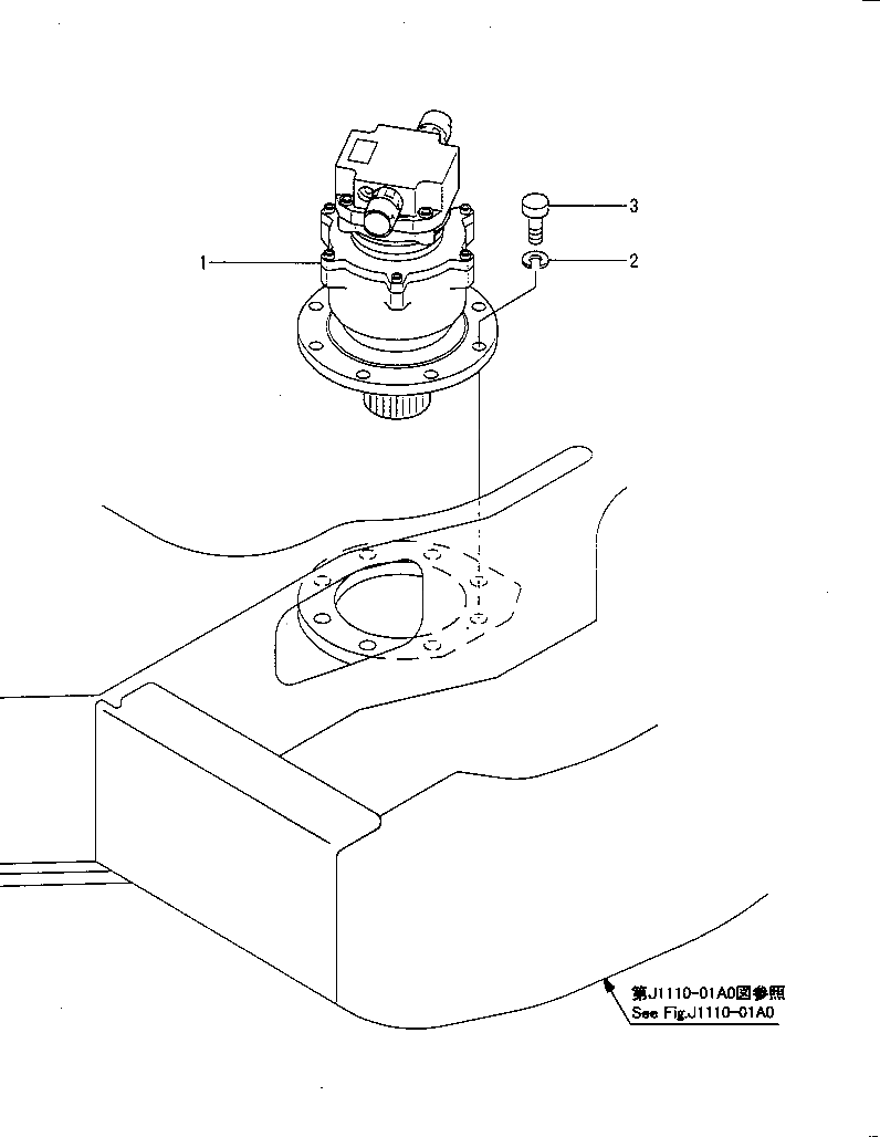 Болт YM26116-160502 Komatsu