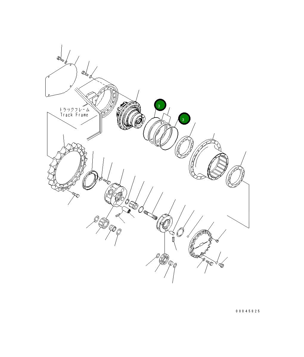 Кольцо уплотнительное (O-Ring) 20Y-27-41220 Komatsu