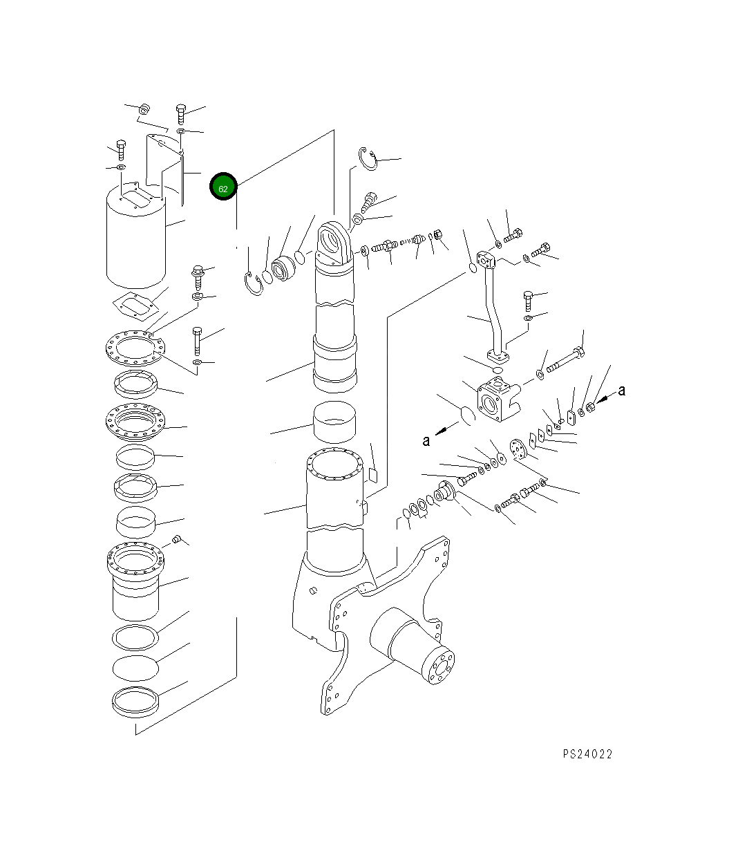 Крышка 561-50-63181 Komatsu