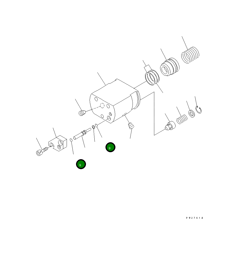 Кольцо уплотнительное (O-Ring) UN731171006 Komatsu