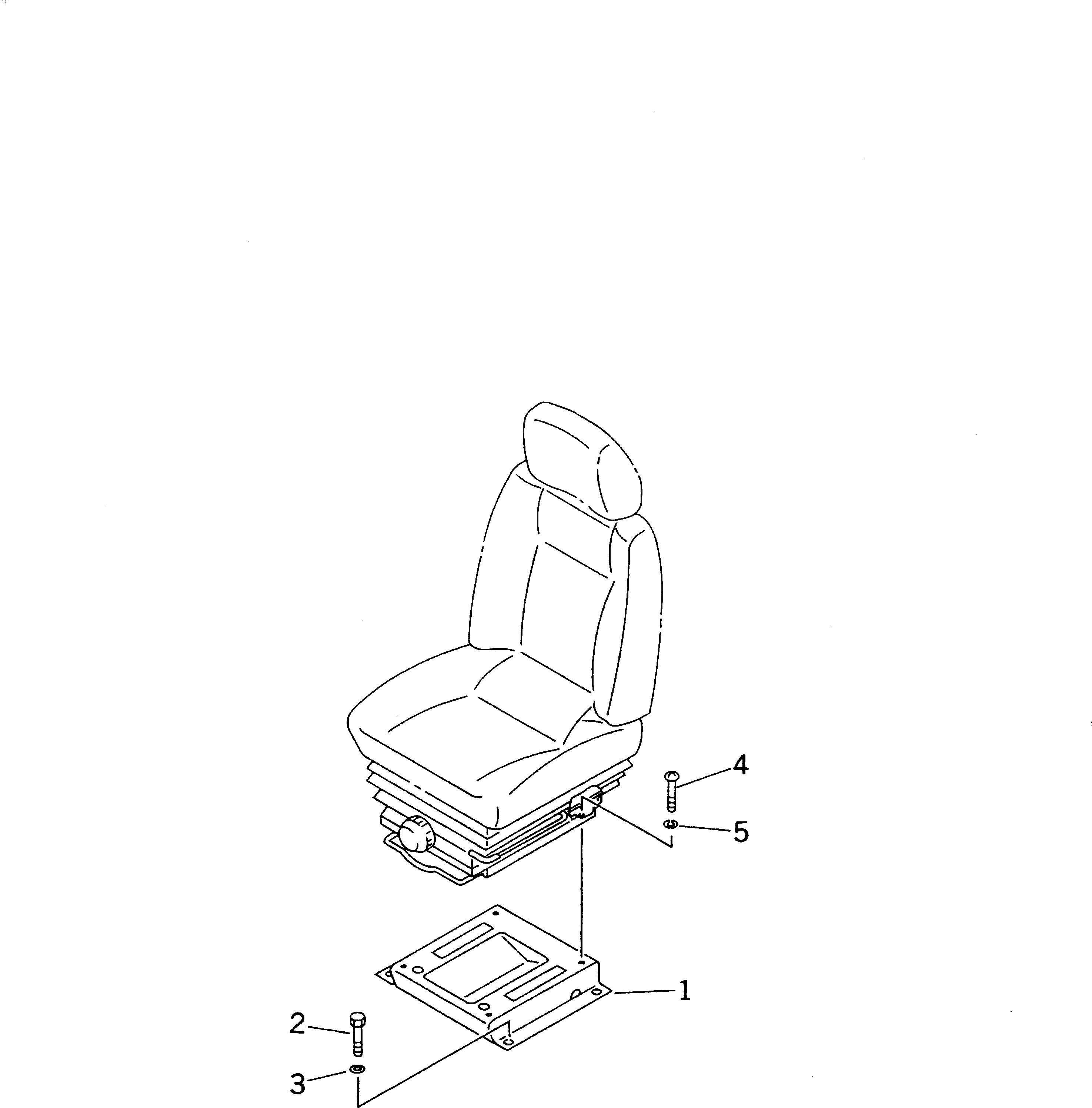 Болт 20Y-57-K1960 Komatsu