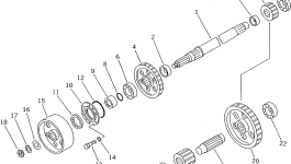 Шестерня 175-916-1510 Komatsu
