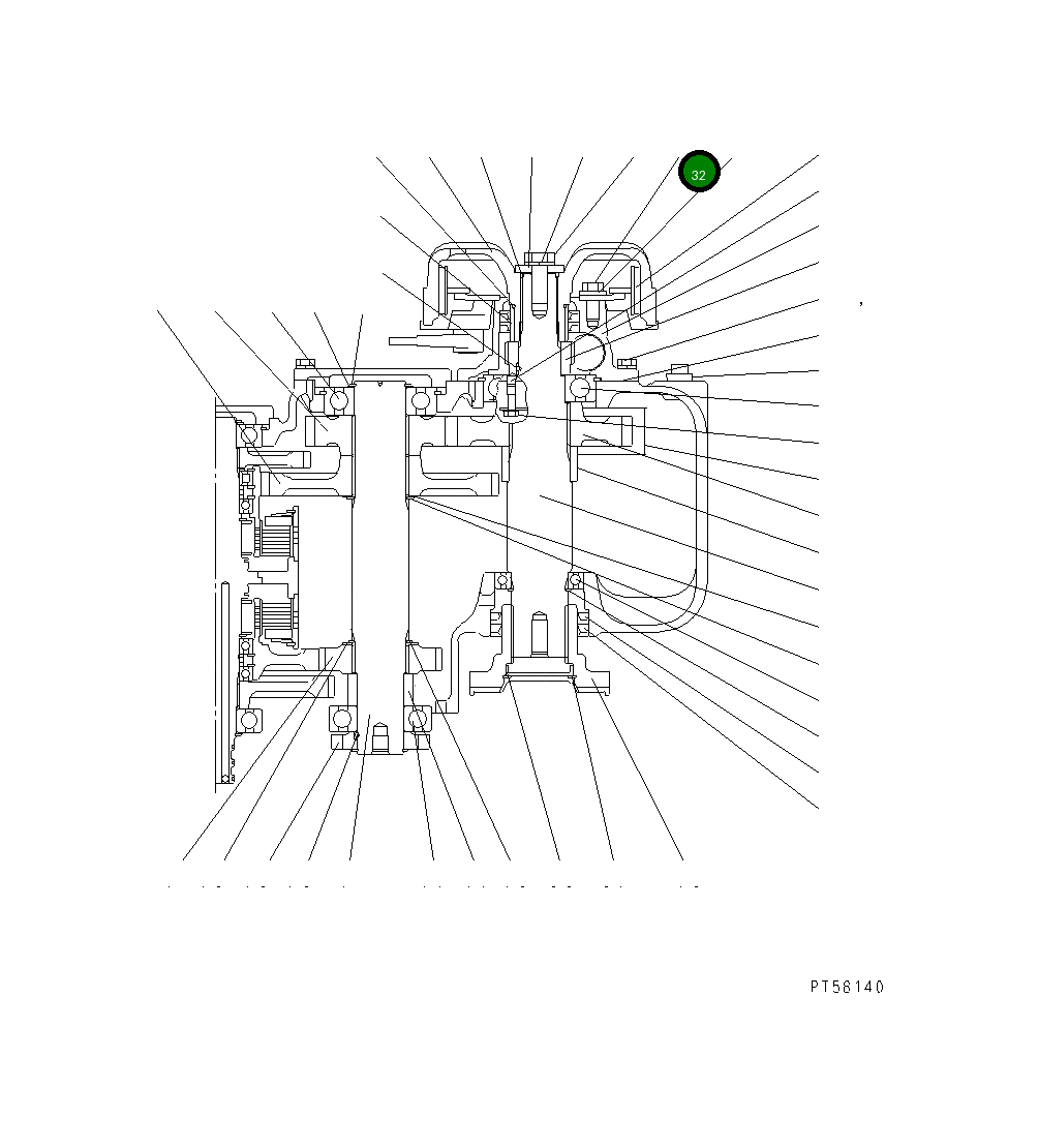Болт DC8051453000  Komatsu