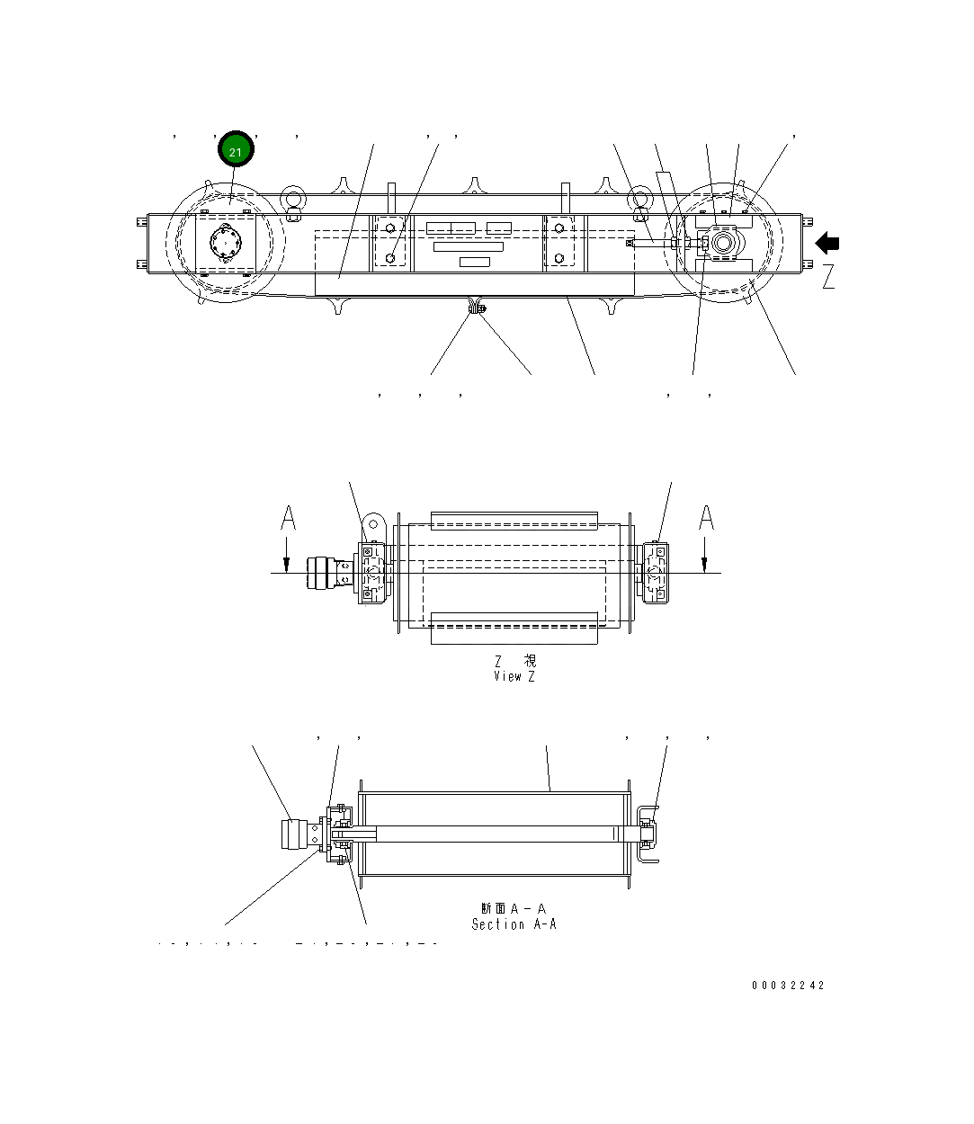 Болт MFS0000261 Komatsu