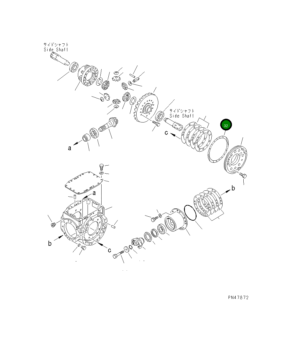 Кольцо 417-33-21430 Komatsu