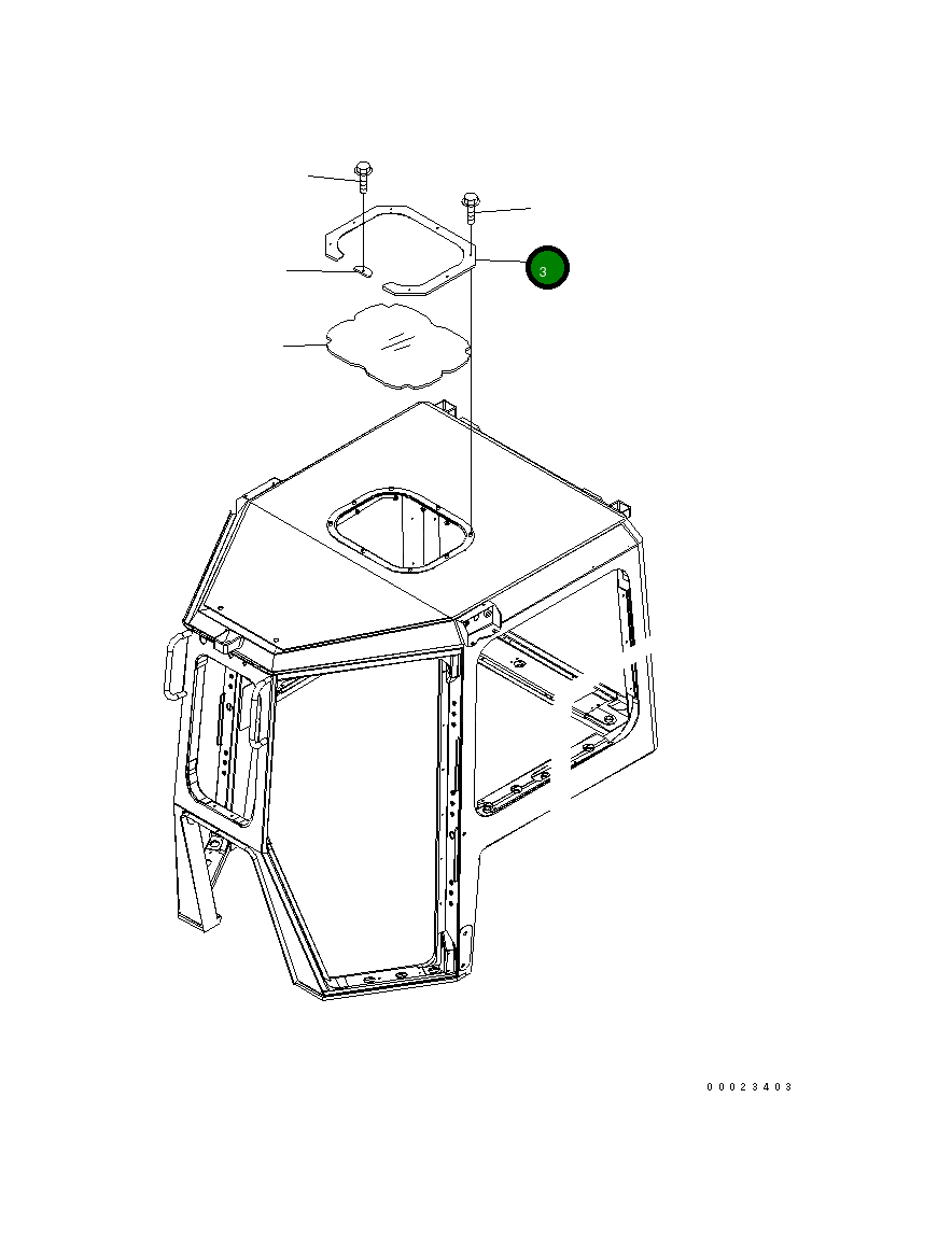 Крышка 17A-Z11-4120  Komatsu