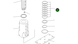 Кольцо уплотнительное (O-Ring) 703-04-98110 Komatsu