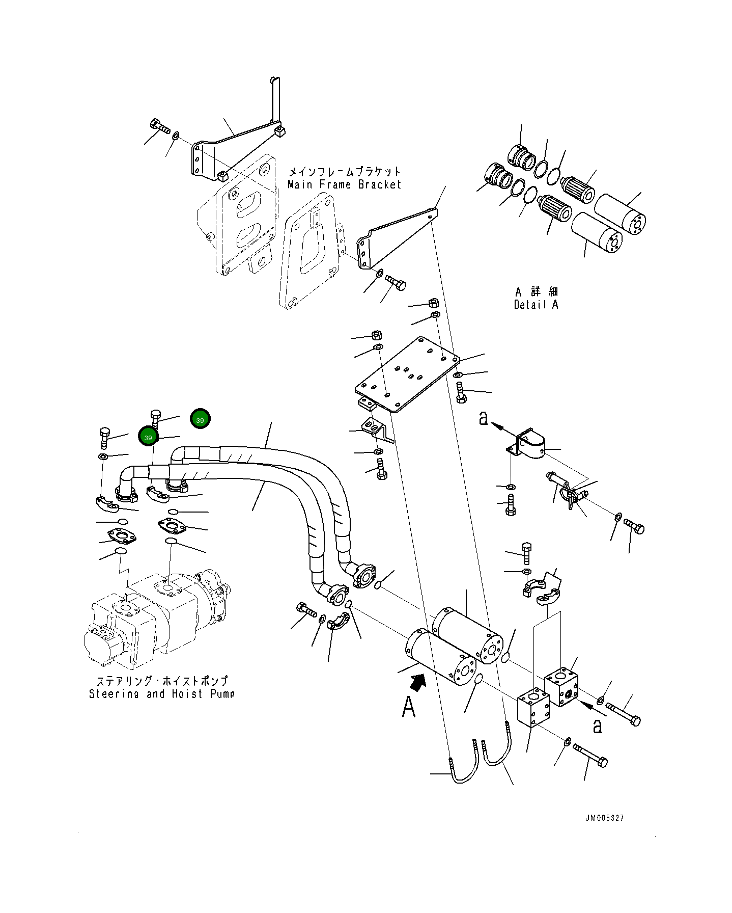 Болт 07372-31250 Komatsu