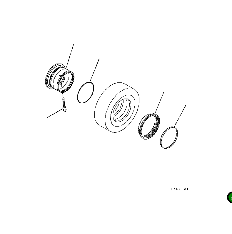 Кольцо 417-30-B1170 Komatsu