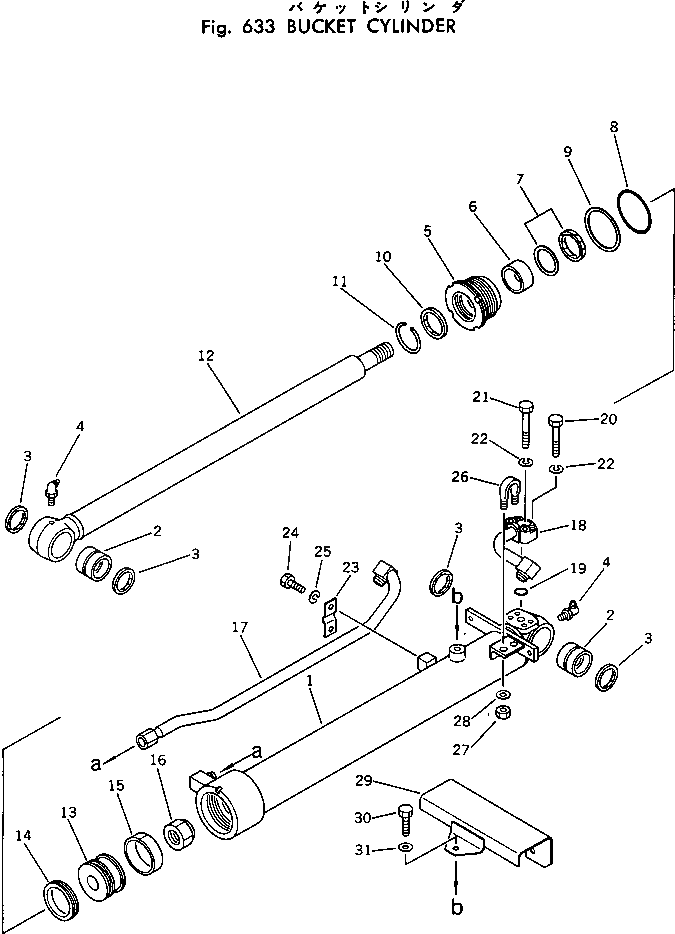 Болт 01010-61026  Komatsu