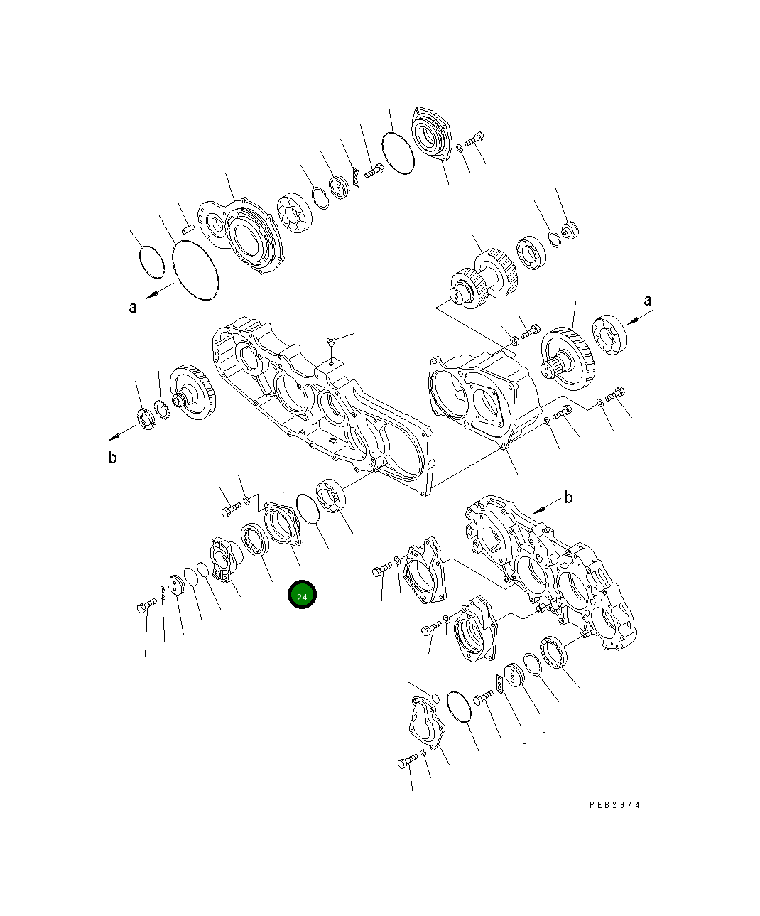 Крышка 156-38-11241 Komatsu