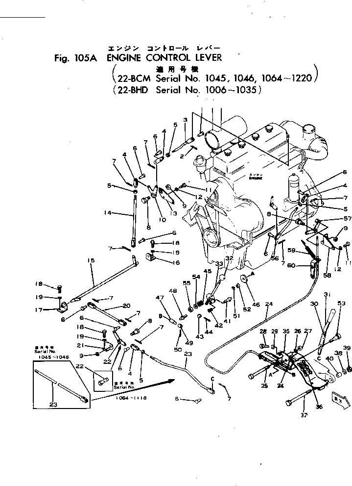 Болт 22-401089-01  Komatsu