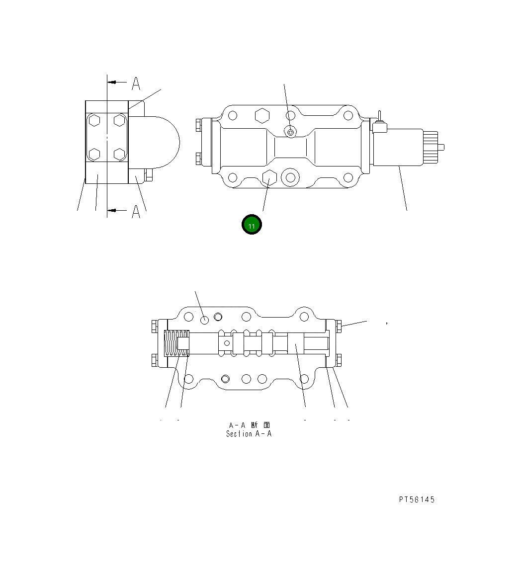 Болт DC8051093020 Komatsu