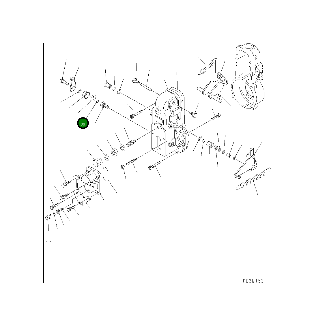 Кольцо уплотнительное (O-Ring) YMX0296310030  Komatsu