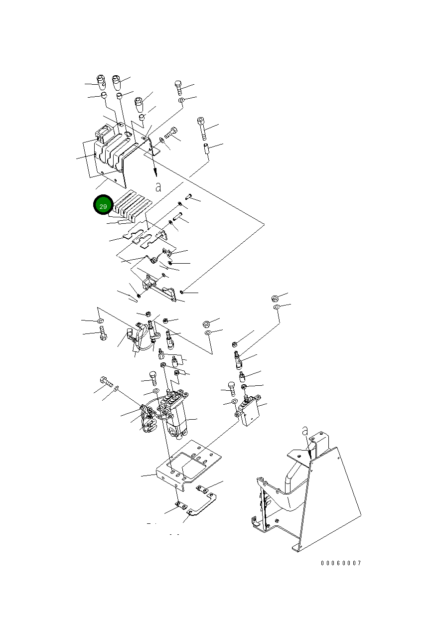 Крышка 423-877-4711  Komatsu