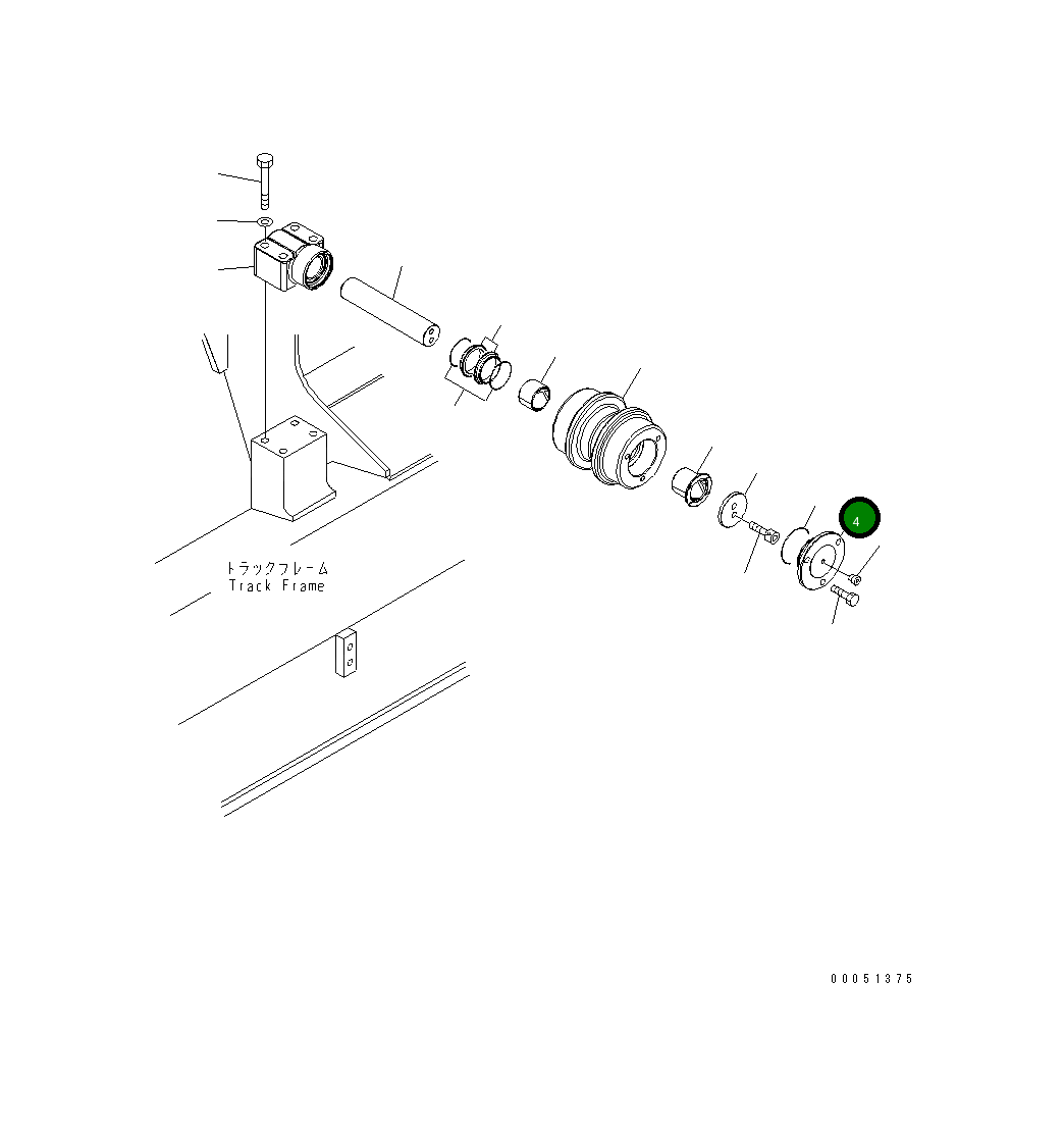 Крышка 207-30-75140  Komatsu