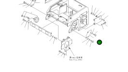 Крышка 2691-1-43600 Komatsu