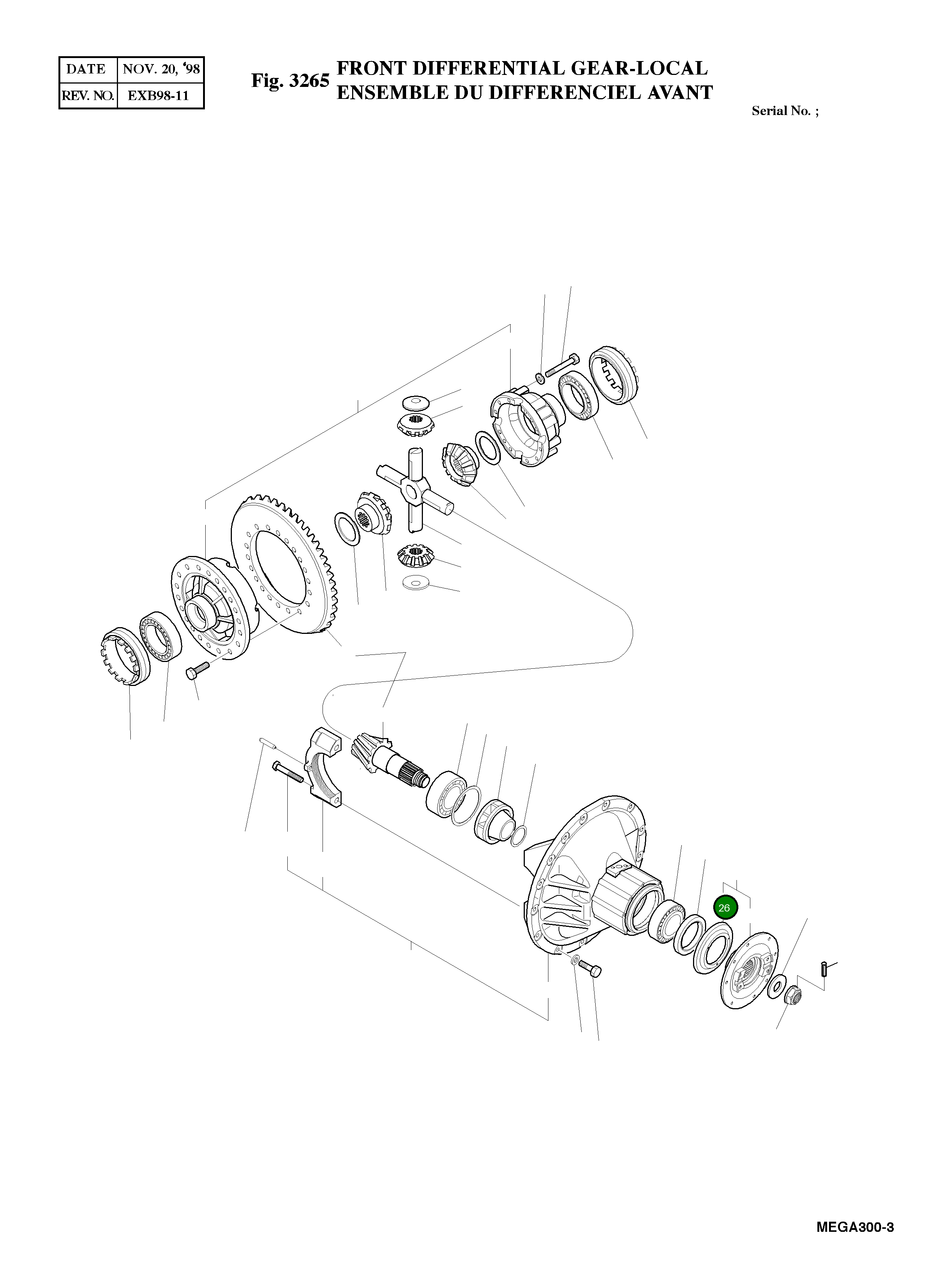 Крышка 4229-7021 Komatsu