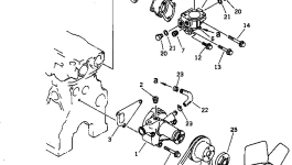 Прокладка YM129100-49820 Komatsu