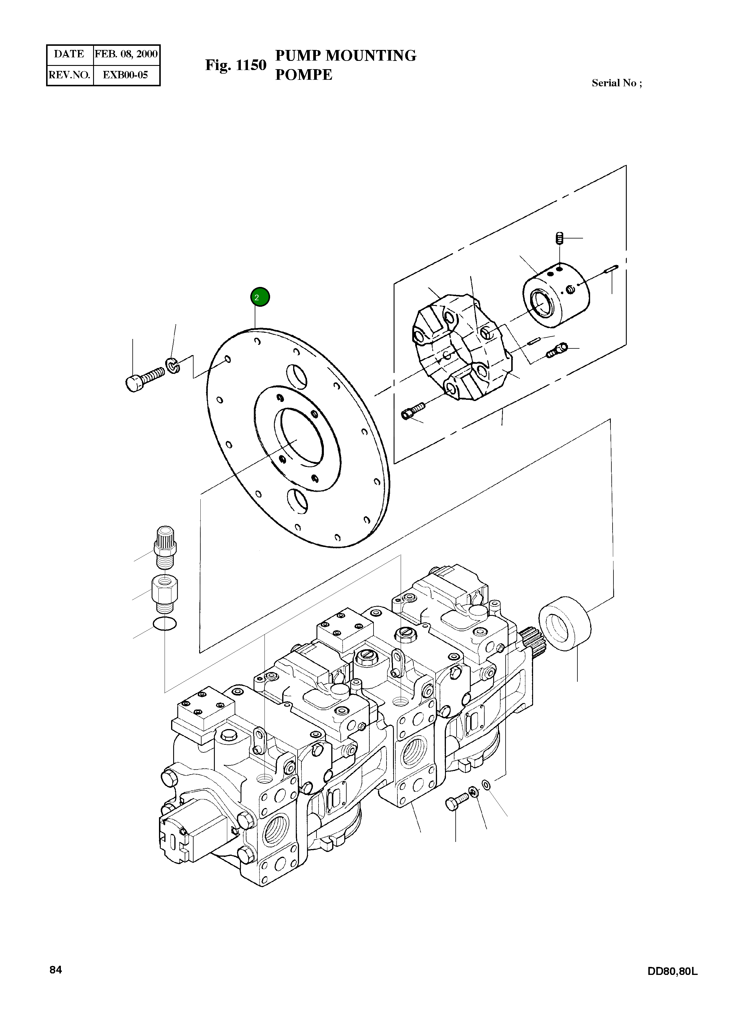 Крышка 5229-1026A Komatsu