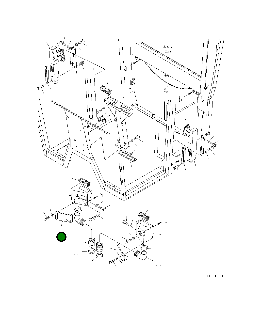 Крышка 23B-809-9660 Komatsu