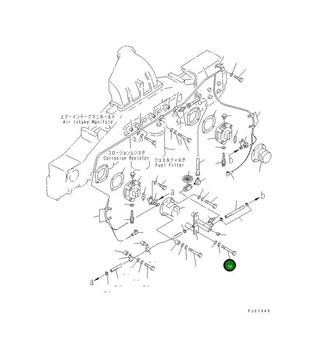 Болт 01011-31090 Komatsu
