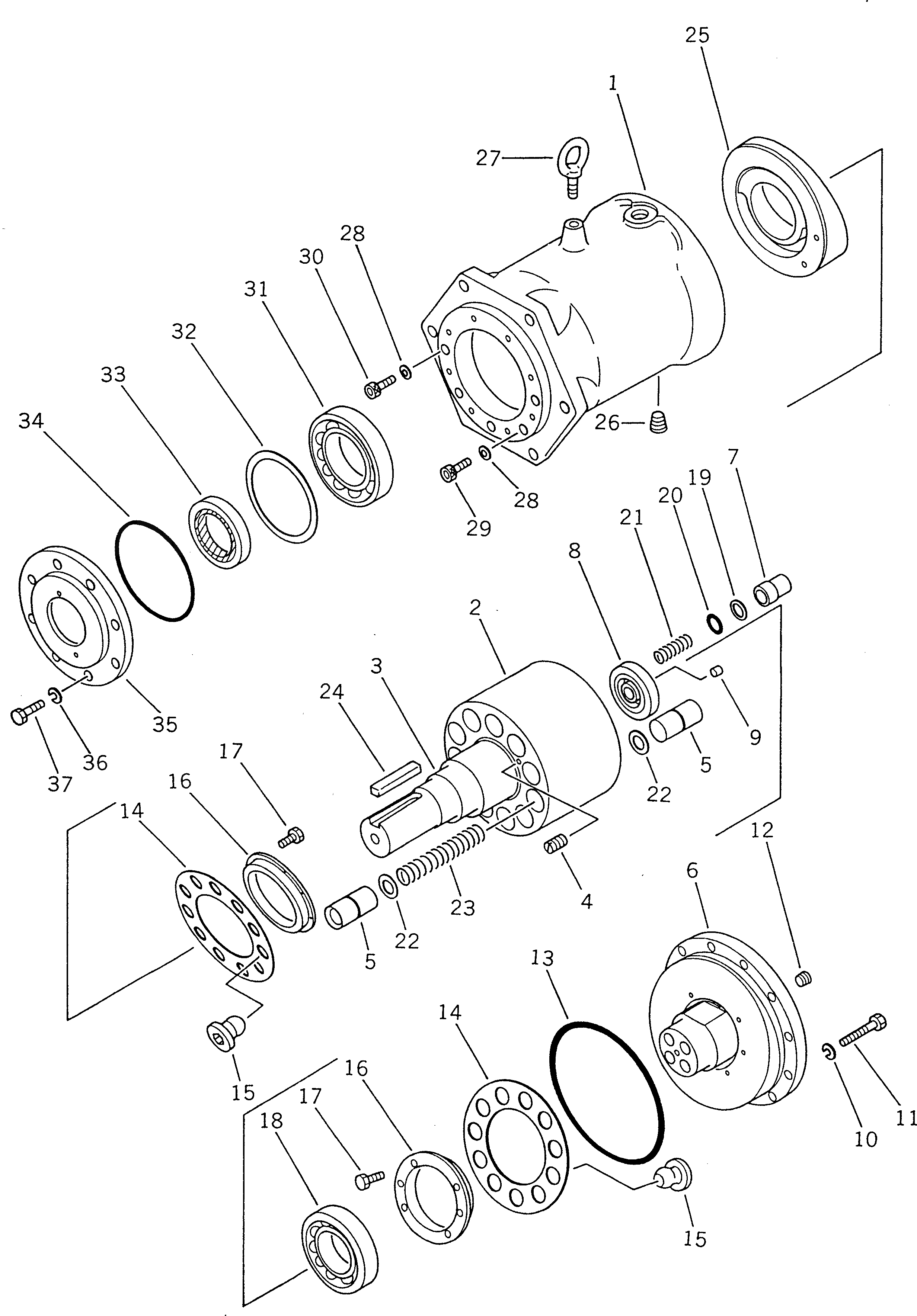 Кольцо уплотнительное (O-Ring) 235-62-11320  Komatsu