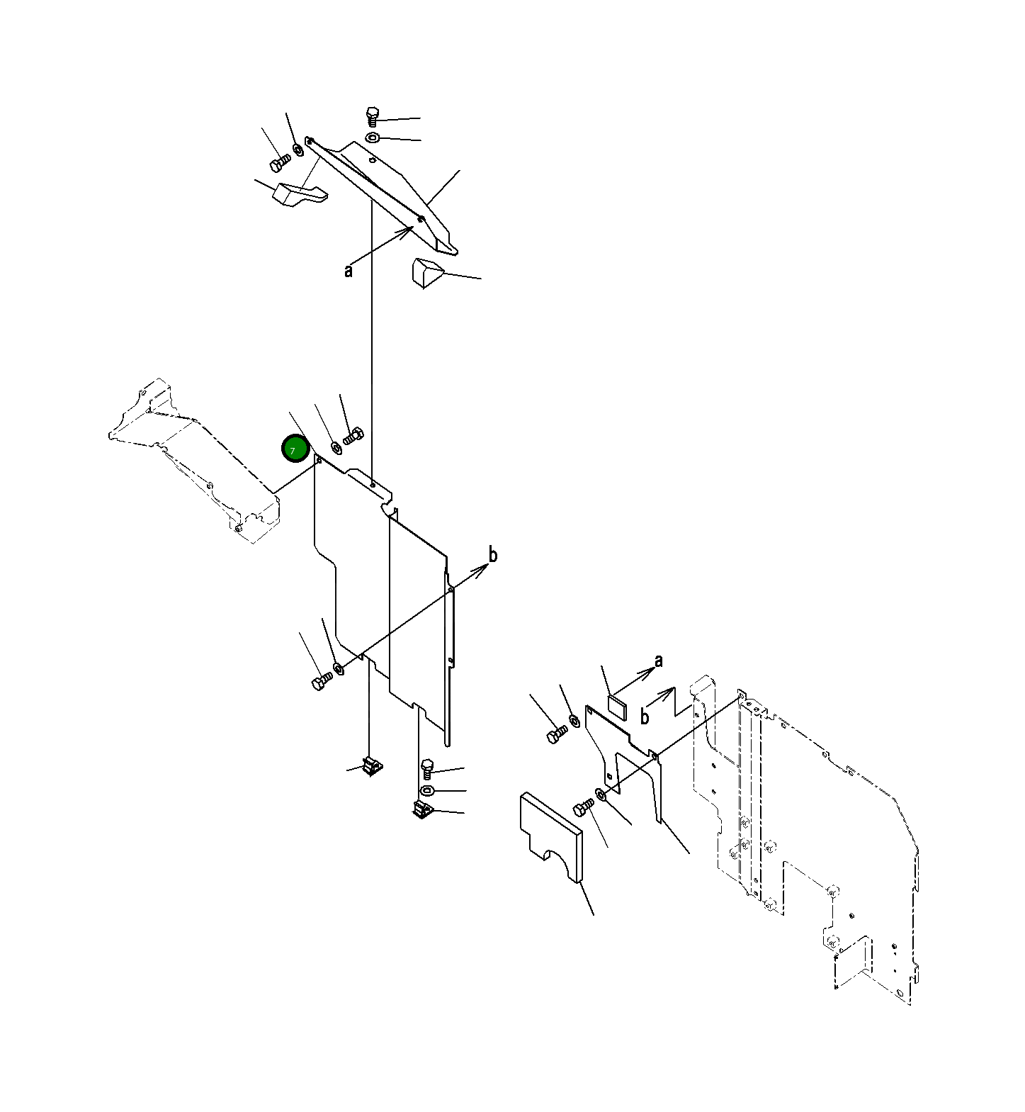 Крышка 20Y-54-77641 Komatsu