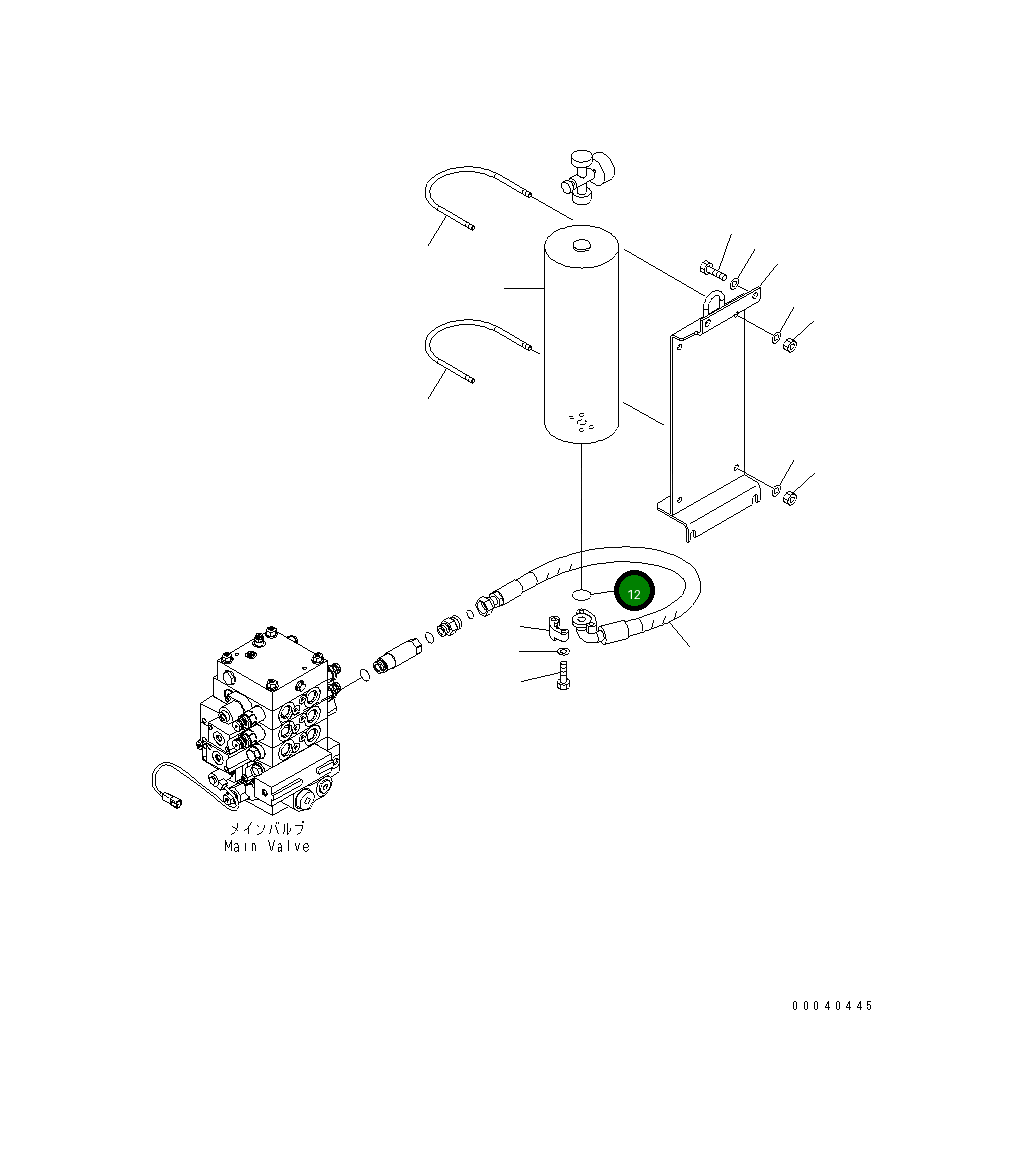 Кольцо уплотнительное (O-Ring) 363-18-31390 Komatsu